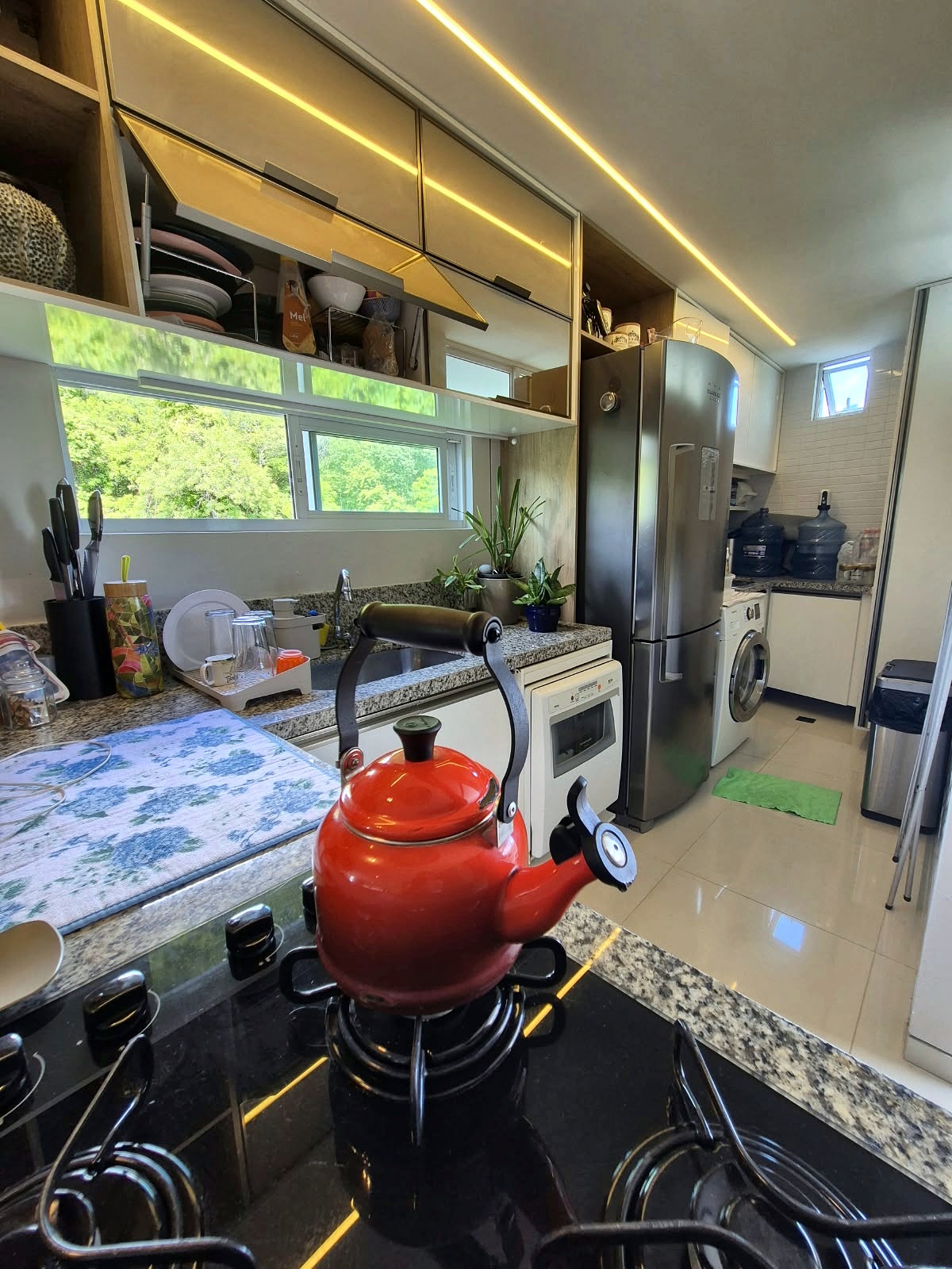 Detalhe da bancada da cozinha